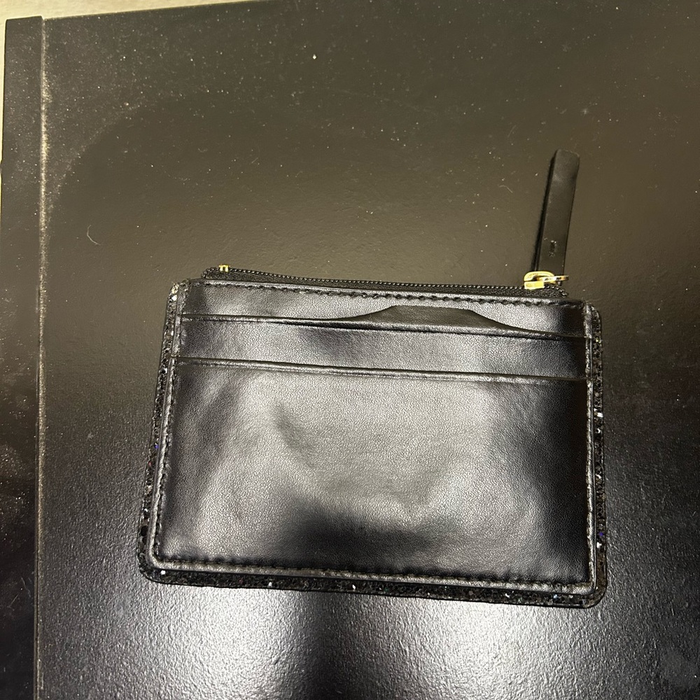 Kate Spade Black Leather Card Holder - Picture 2 of 2